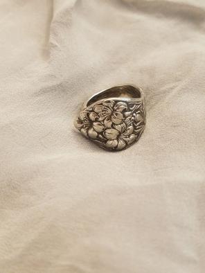 Vintage Silver Spoon Ring