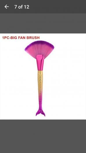 Pink Fan Brush!!! Free Shipping!!!