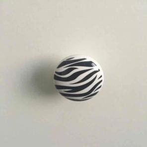 Zebra dresser knobs
