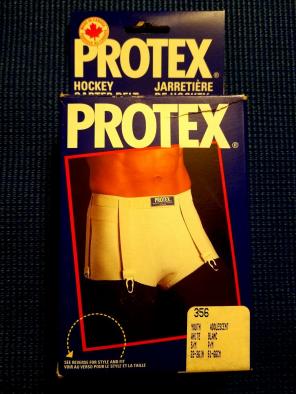 Hockey garter belt