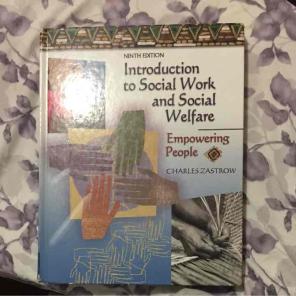 Intro to social work and welfare