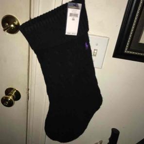 Ralph Lauren Cashmer Blend Cmas Stocking