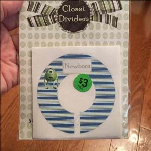 Closet Dividers Stickers