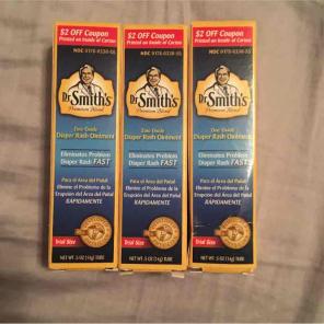 3 Dr. Smith's diaper cream trial size