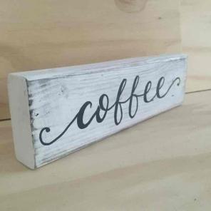 Rustic wooden block