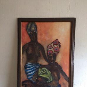 African Women Canvas Painting
