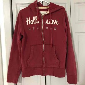 Men's Hollister zip up hoodie