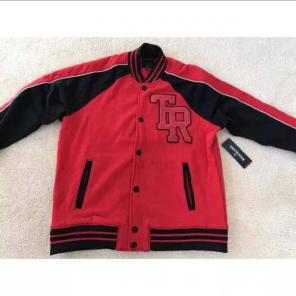 True Religion Men's Bomber Jacket Red M