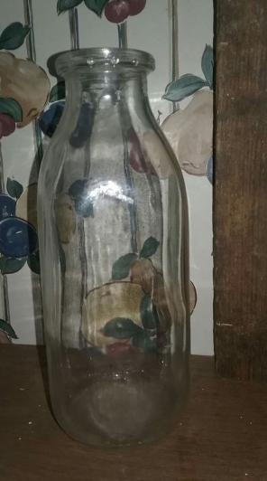 Old milk jar