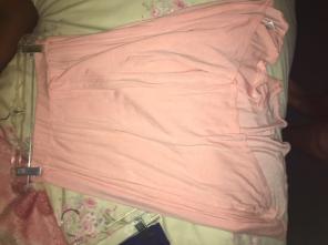 Pink Half Up Half Down Skirt