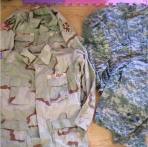 Army uniforms