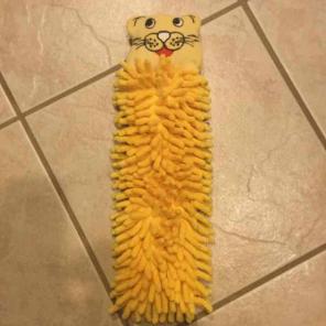 Norwex Kids Yellow Cat Dry Hands Cloth