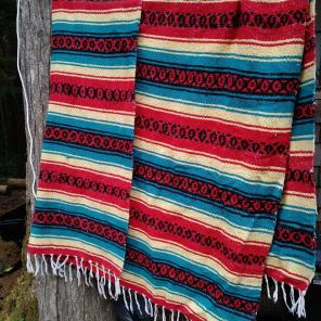 Rasta Mexican Blanket