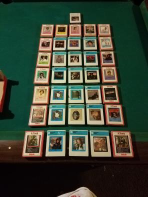 36 vintage and classic country 8track