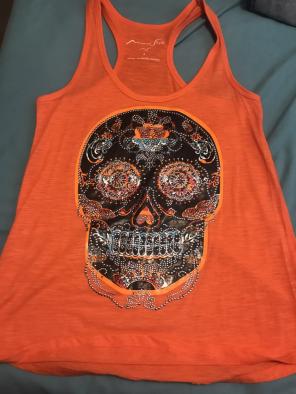 Custom Made Sugar Skull Tank Top