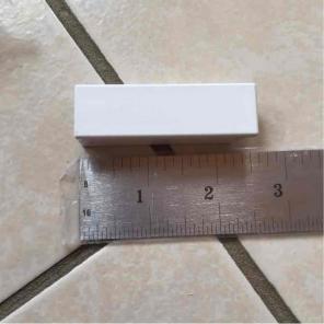 RV exterior cargo door clip