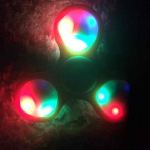 Light up fidget spinner