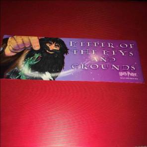 Harry Potter Bumper size sticker large
