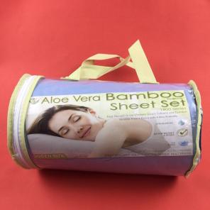 Aloe Vera Bamboo Sheet Set (light purple