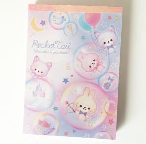 Q-lia Pocket Tail Memo Pad