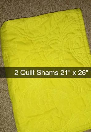 2 Quilt Shams