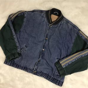 North West Blue Denim Bomber Jacket C17