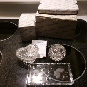Vintage 4pc set, Princess House Vanity