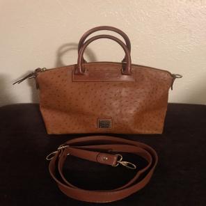 Dooney & Burke "Cognac Brown" Satchel