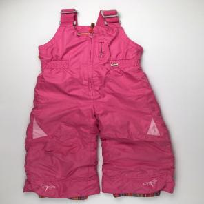 Dragonflies Girls Snowbib Pink S/4