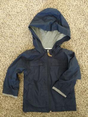 Navy Windbreaker
