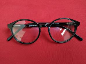Glossy Black Glasses