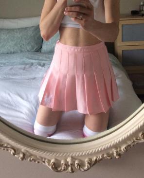 Overwatch D.Va Cosplay Pleated Skirt