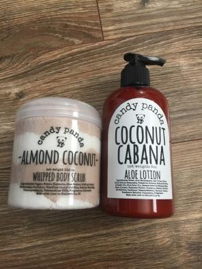 Candy Panda Body Scrub & Aloe Lotion