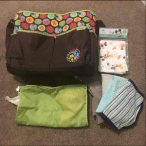 Diaper bag baby bundle