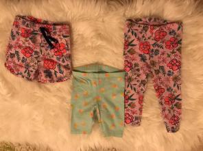 Cat & Jack Baby Girl Pants/shorts Bundle