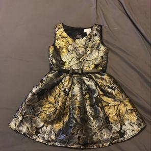 Christmas Gold/Silver Dress Sz. 5