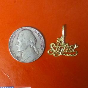 14k #1 Stylist charm!!!