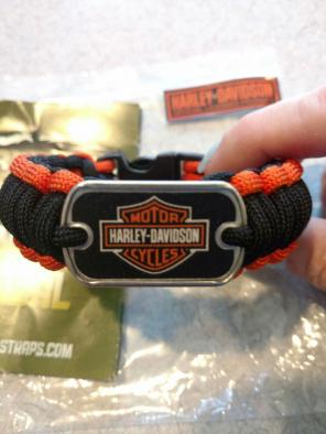 Harley Davidson Survival Bracelet, NEW