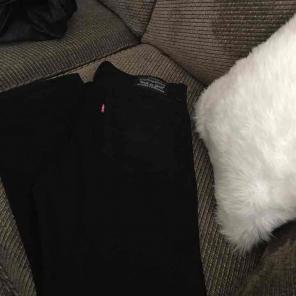 Mens black levis