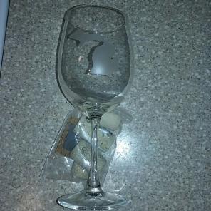 Etched michigan glass