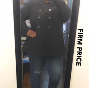 Classy Wool Pea Coat Size 2X