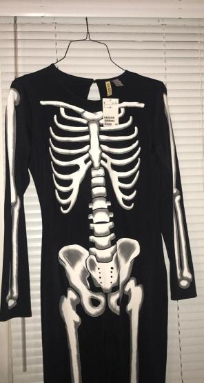 Brand New Never Worn Skelton Body Suit