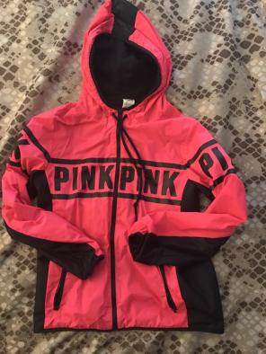Pink Victoria Secret Windbreaker XS/S