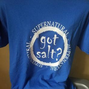 New supernatural got salt t-shirt xl
