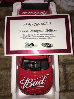 Kasey Kahne Autographed NASCAR 1:24