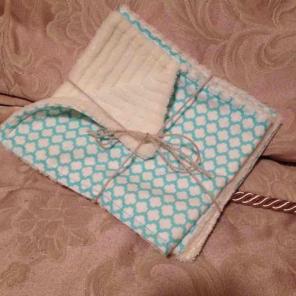 Set of 3 Handmade Burping Cloths