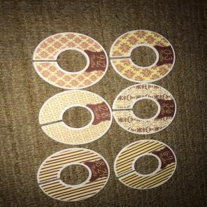 Brown and Yellow Baby Clothes Dividers