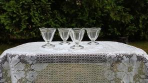Anchor Hocking clear sorbet dishes