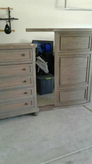 Bed set frame and drawer