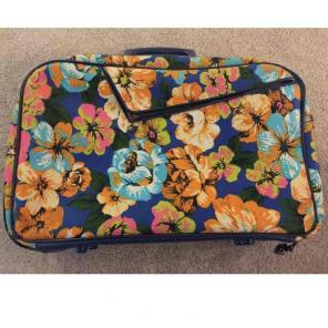 Vintage Flower Power Suitcase